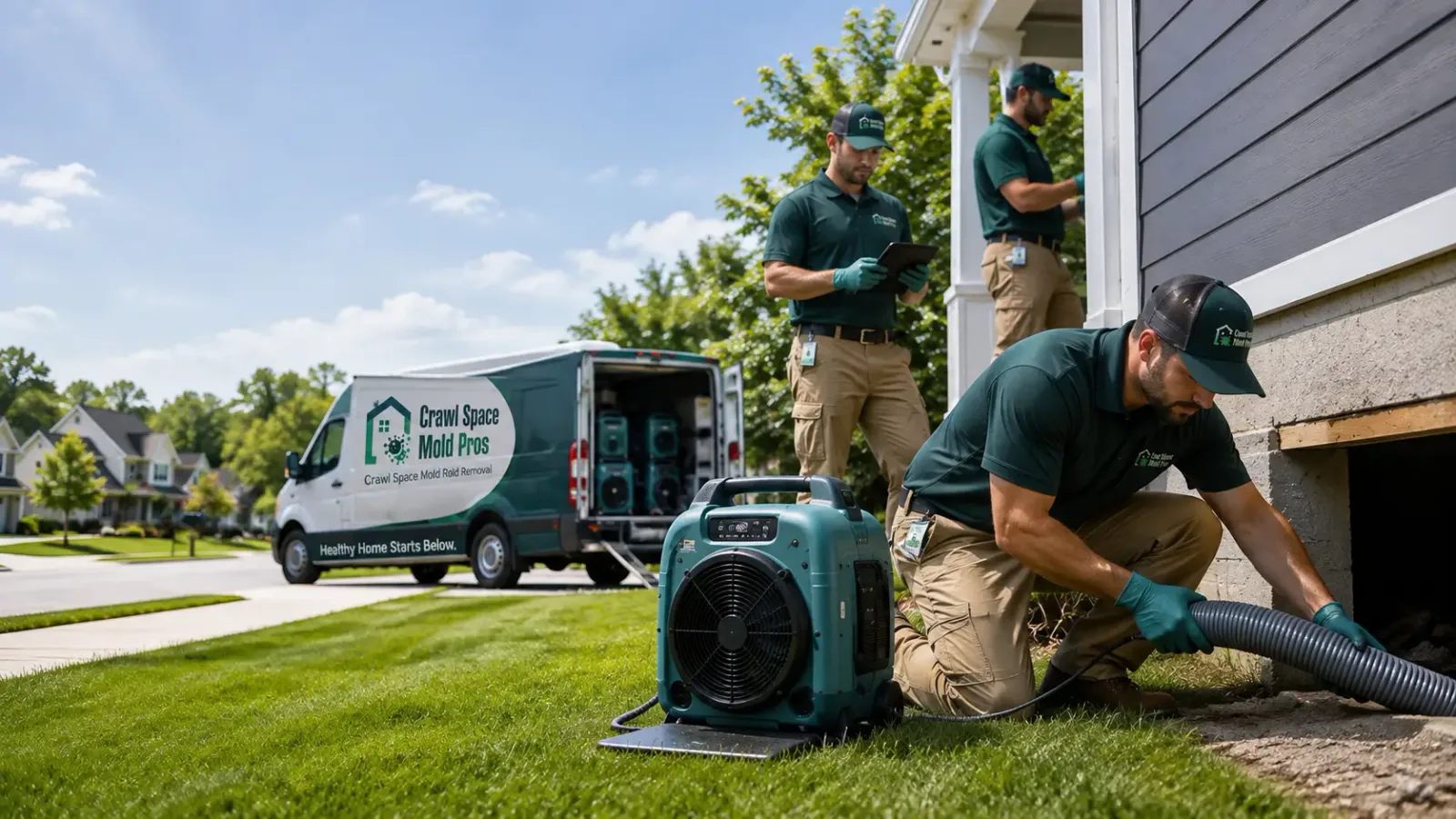 Crawl Space Mold Removal in Big Falls, WI